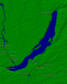 Lake Baikal Towns + Borders 640x800